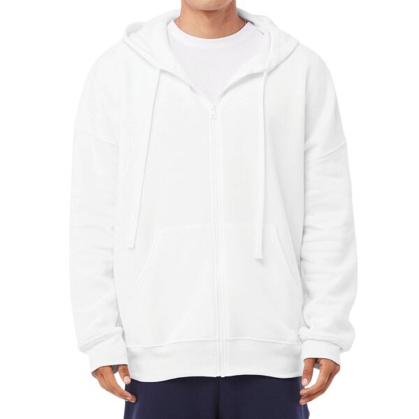 Unisex Sponge Fleece DTM Full-Zip Hooded Sweatshirt Thumbnail