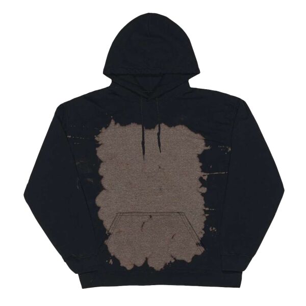 Essential Fleece Bleach Wash Hooded Sweatshirt Thumbnail