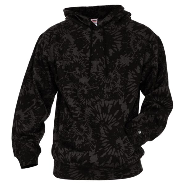 Tie-Dyed Triblend Hooded Sweatshirt Thumbnail