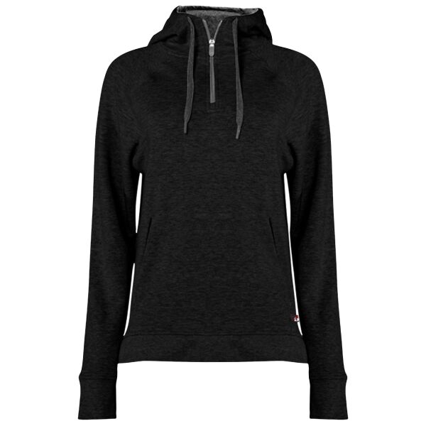 FitFlex Women's French Terry Hooded Quarter-Zip Thumbnail