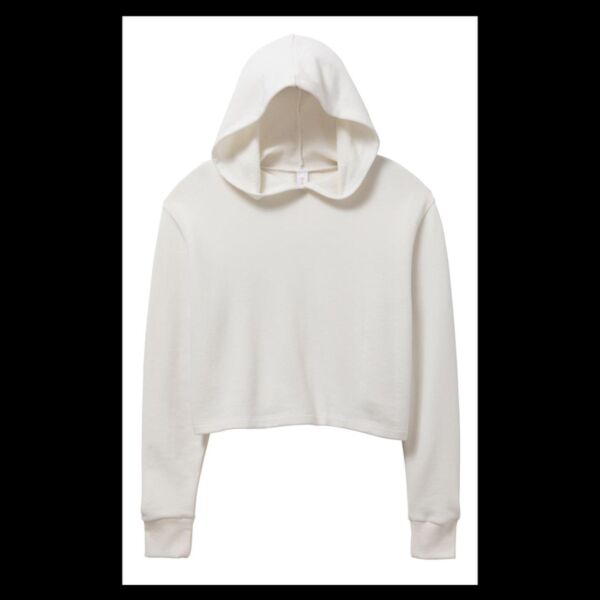 Women's Mineral Wash French Terry Crop Pullover Hoodie Thumbnail