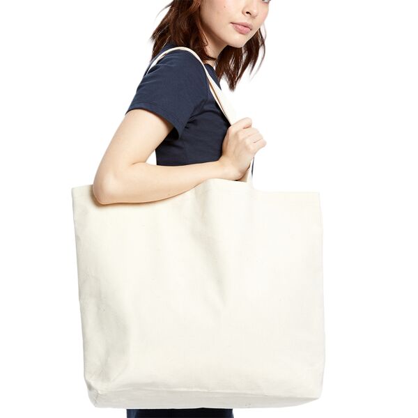 USA Made Large Canvas Shopper Tote Bag Thumbnail