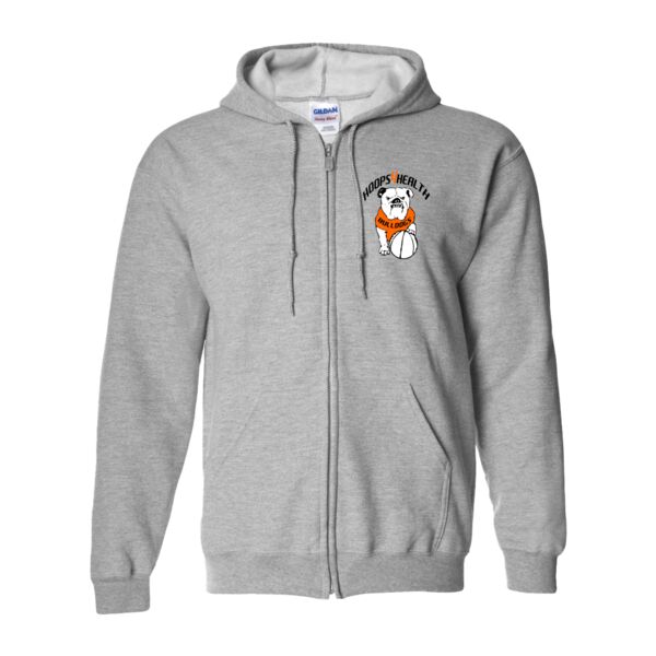 HOOPS4HEALTH BULLDOG ZIP HOODIES Thumbnail