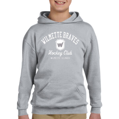 Youth Boys Gray Pullover Hoodie Thumbnail